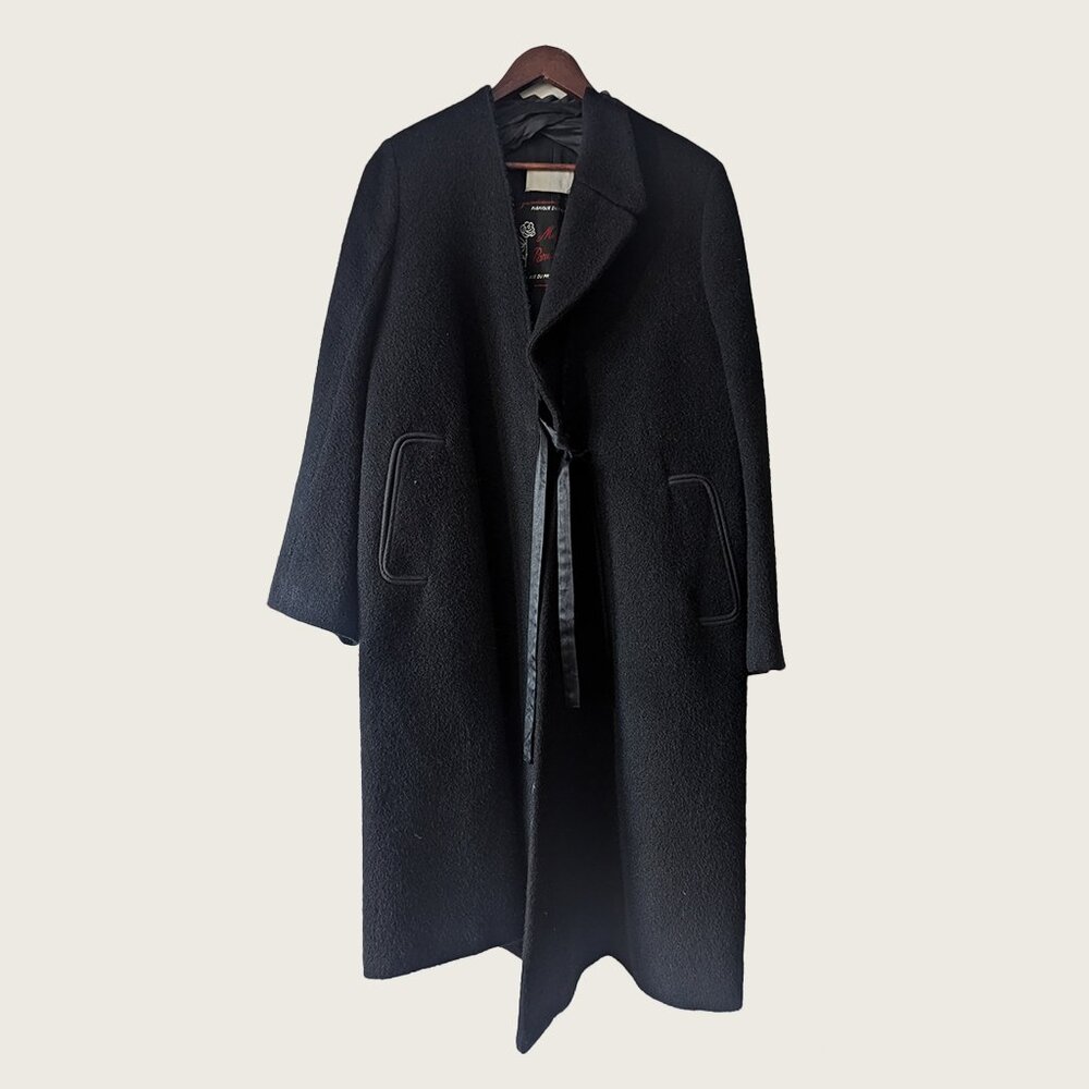 MARTIN MARGIELA - Deconstructed detachable collar coat - Sz 42